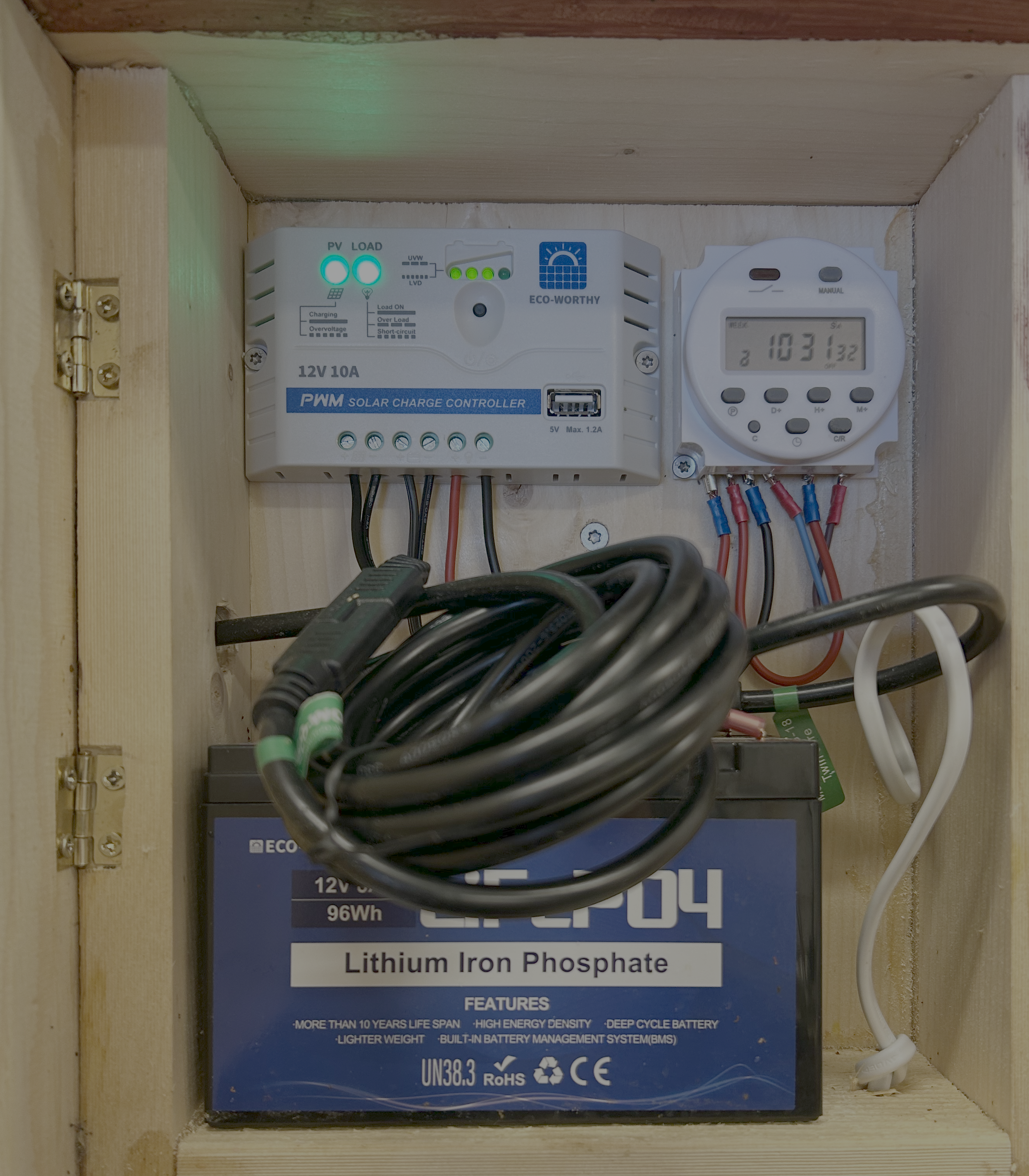 Solar Control Box Inside